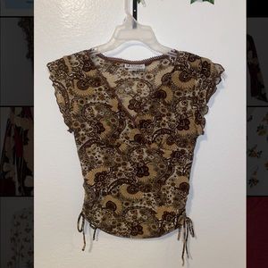 all-over print y2k style top